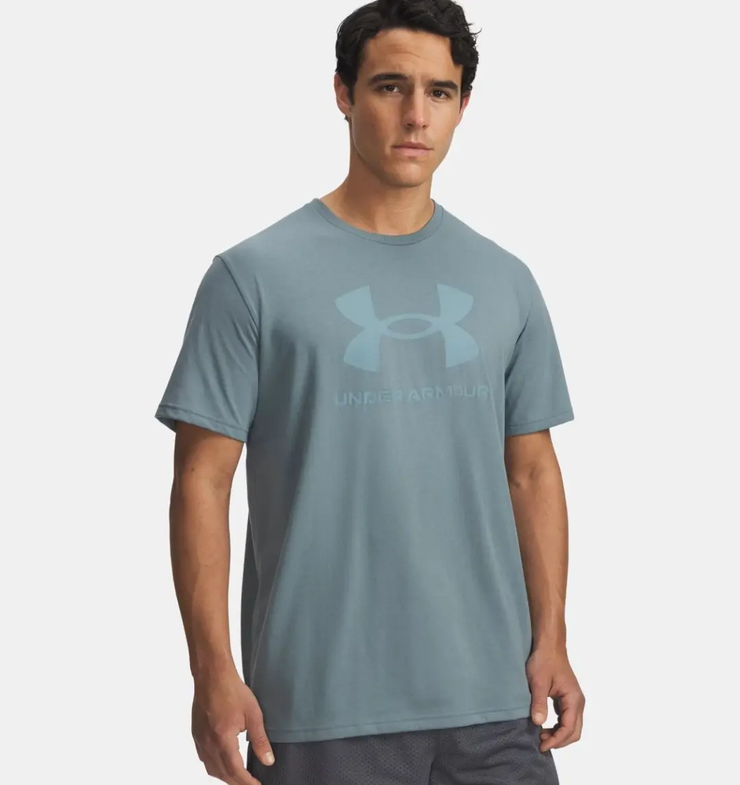 Under Armour Sportstyle Logo Update Ss T-shirt voor heren blauw
