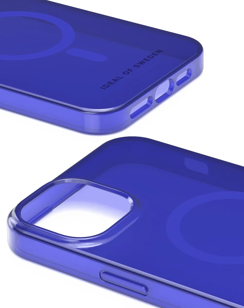 iDeal of Sweden Clear Case MagSafe iPhone 15 Plus - Cobalt Blue