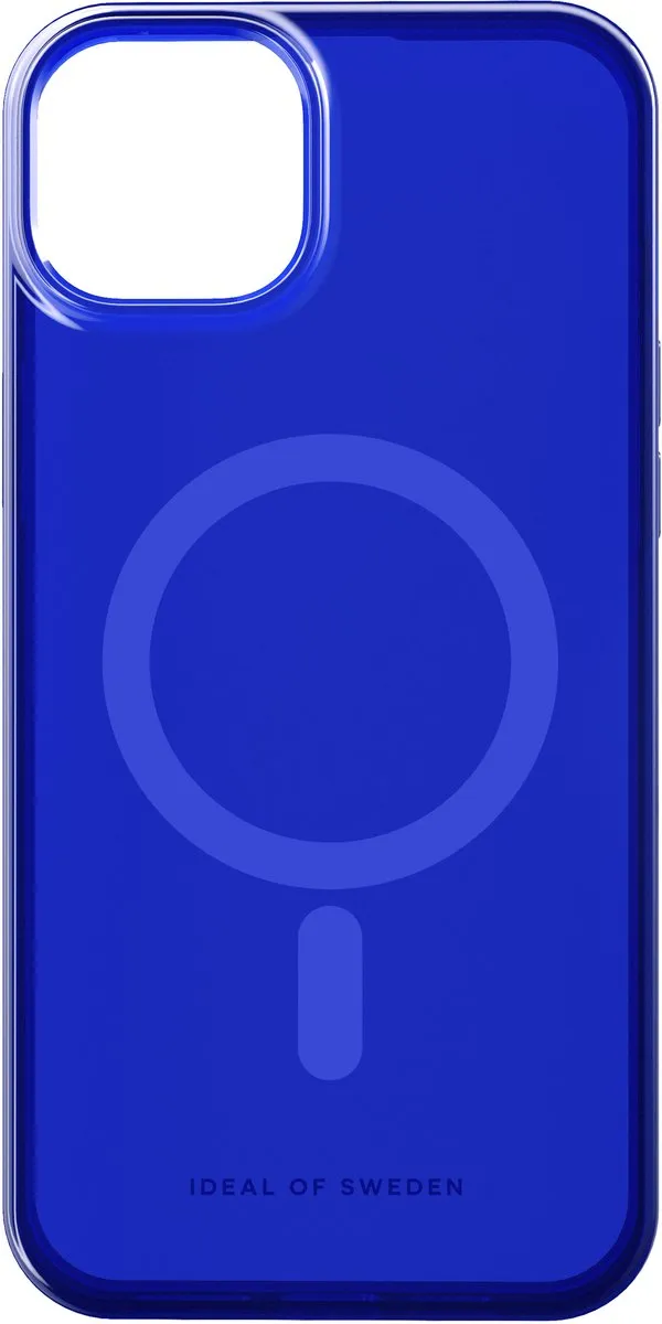 iDeal of Sweden Clear Case MagSafe iPhone 15 Plus - Cobalt Blue