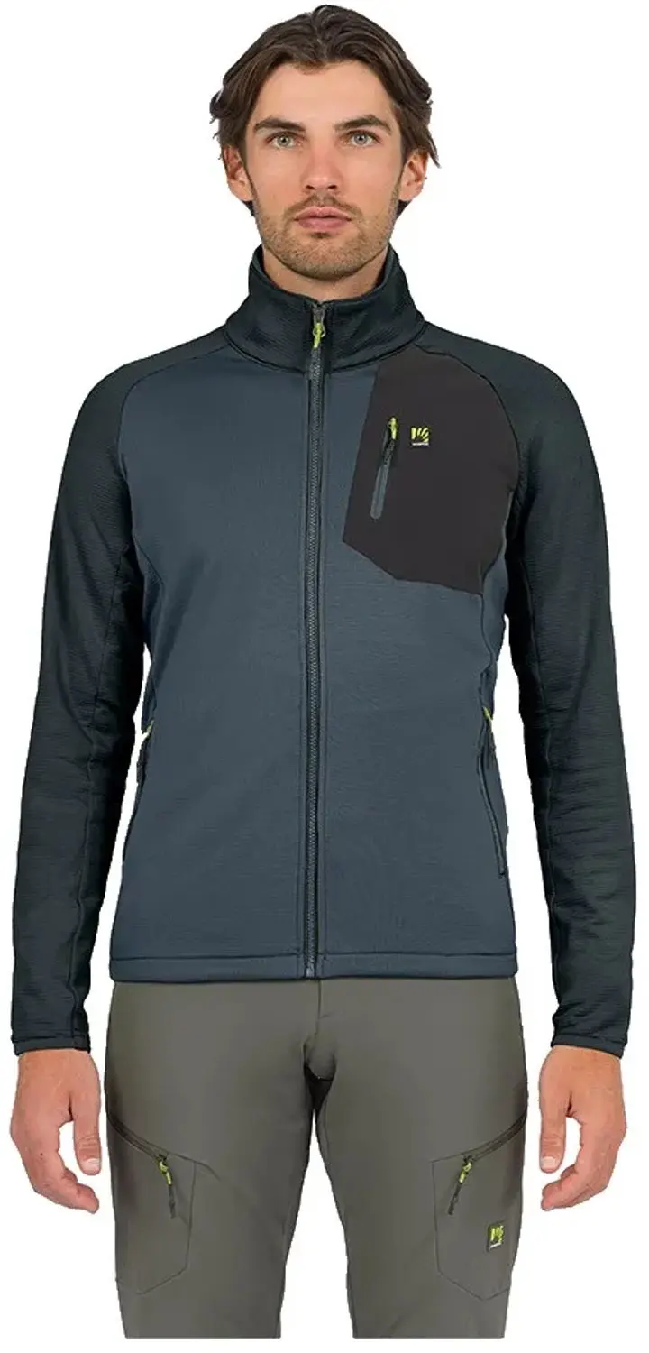 Karpos Odle Evo Fleece Met Volledige Rits Blauw L Man