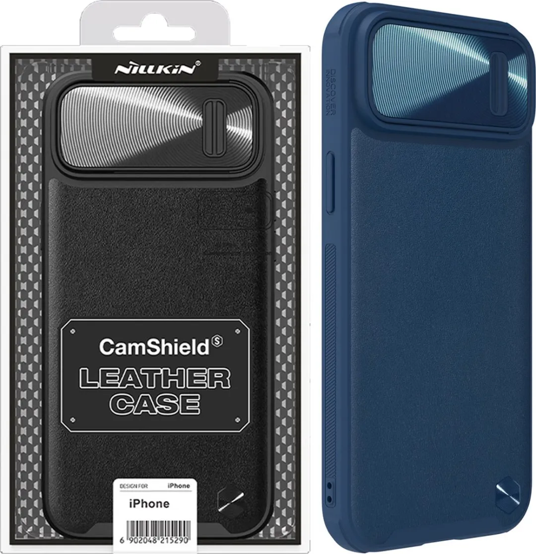 Nillkin CamShield Leather S Hoesje iPhone 14 Plus