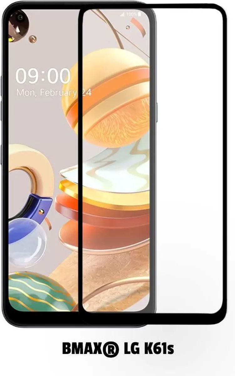 BMAX LG K61 Full Cover Glas - 2 Stuks