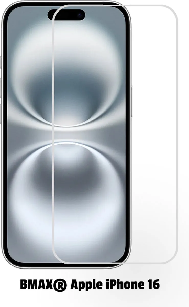 BMAX Screenprotector iPhone 16 - 2 Stuks