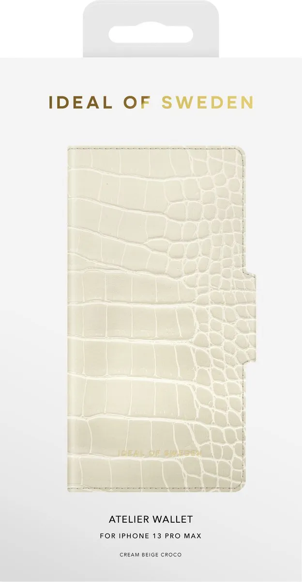 iDeal of Sweden Atelier Wallet iPhone 13 Pro Max Cream Beige - IDAWSS22-I2167-395 - afbeelding 3 van 6