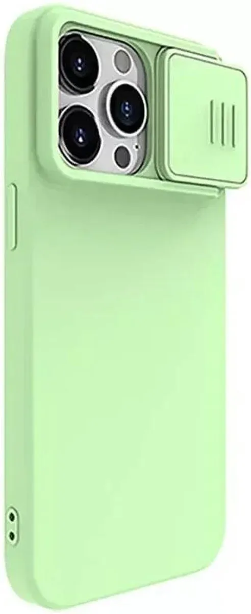 Nillkin CamShield Hoesje iPhone 15 Pro - MagSafe - Mint Groen