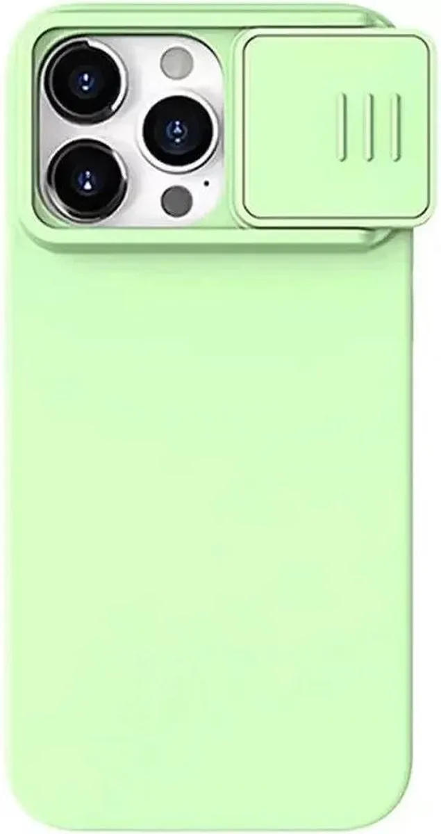 Nillkin CamShield Hoesje iPhone 15 Pro - MagSafe - Mint Groen