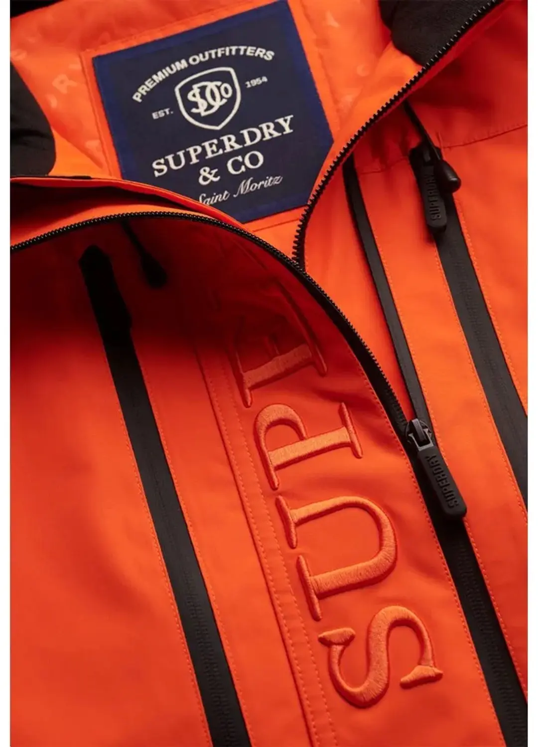 Superdry Ultimate Freestyle Ski-jas - Bold Orange - XL - afbeelding 3 van 5