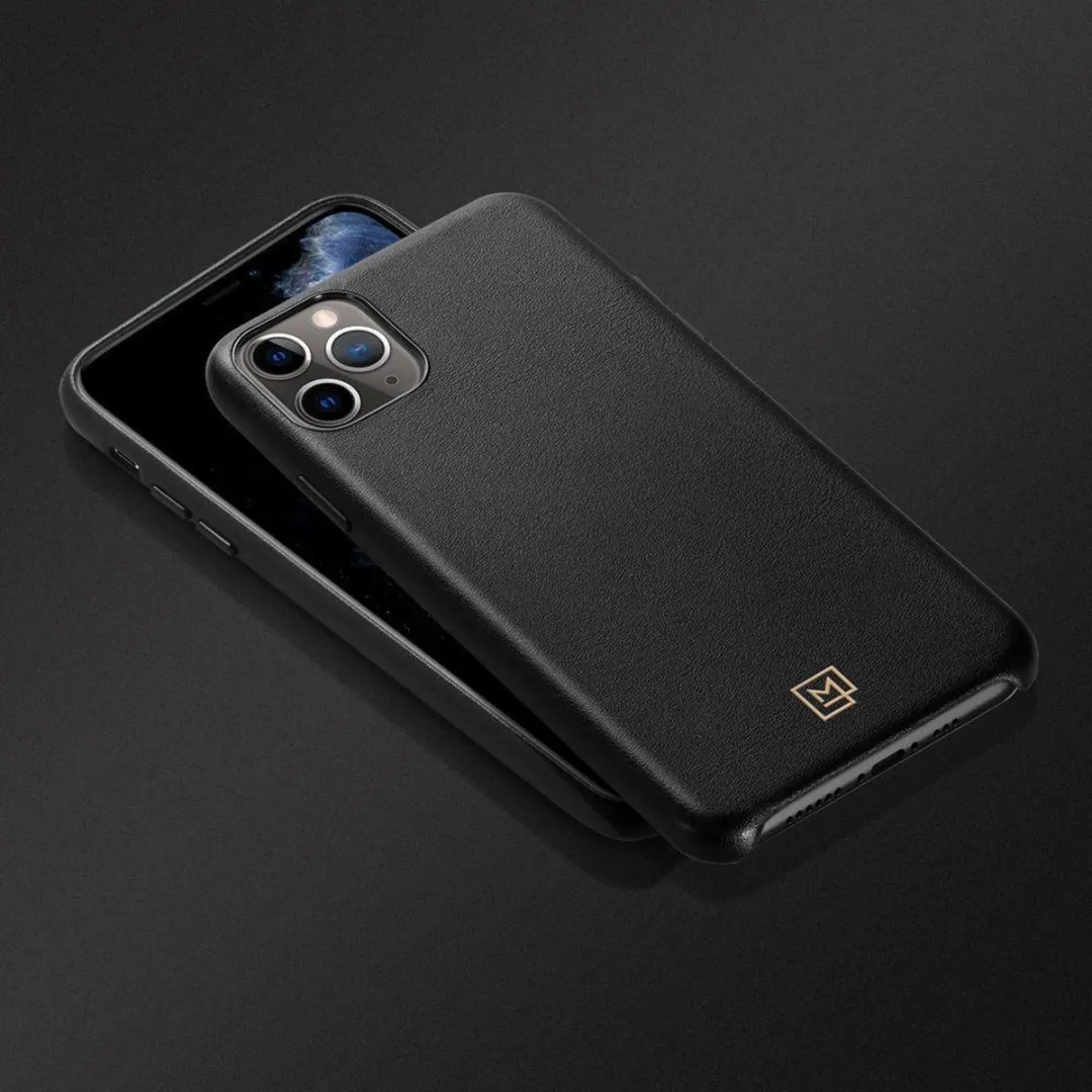 Spigen La Manon Calin Lederen Hoes iPhone 11 Pro Max 075CS27064 - Zwart - afbeelding 6 van 6