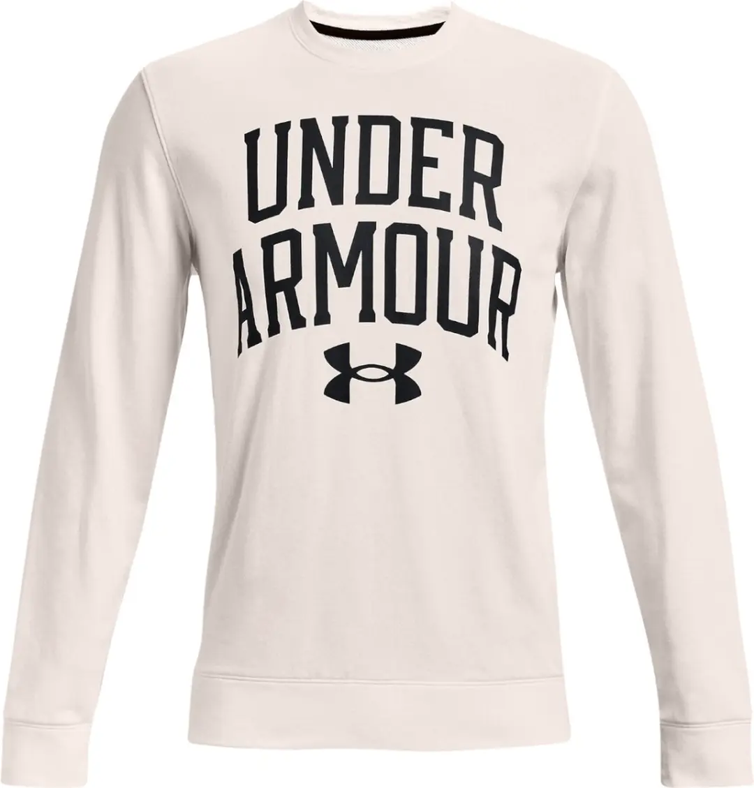 Under Armour Rival Terry Crew 1361561-112, Mannen, Wit, Sweatshirt, maat: XXL