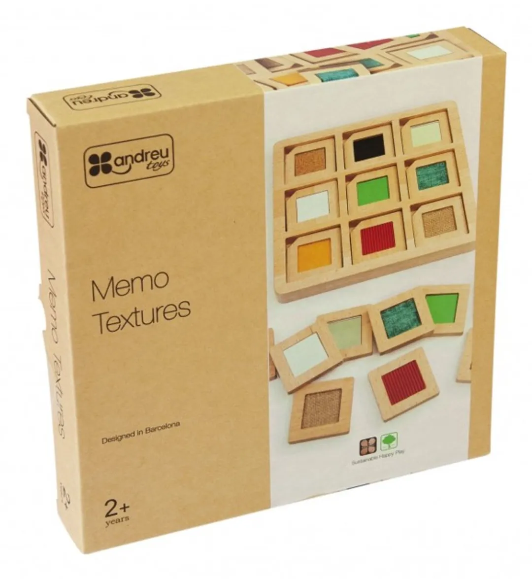 Andreu Toys Memo Texturen 41516134 - Educatief spel Multicolor