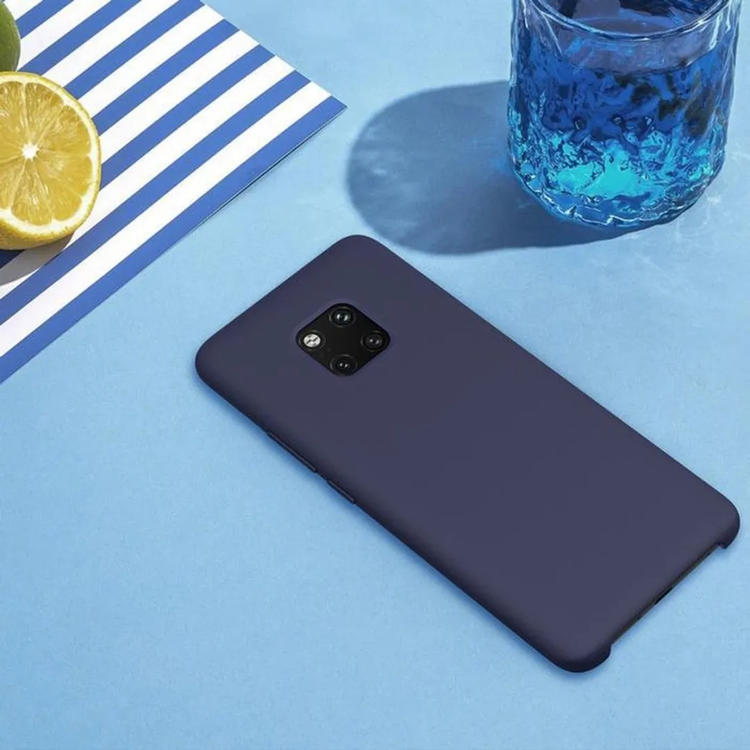 Nillkin Flex Silicone HardCase Huawei Mate 20 Pro - Donkerblauw - afbeelding 4 van 4