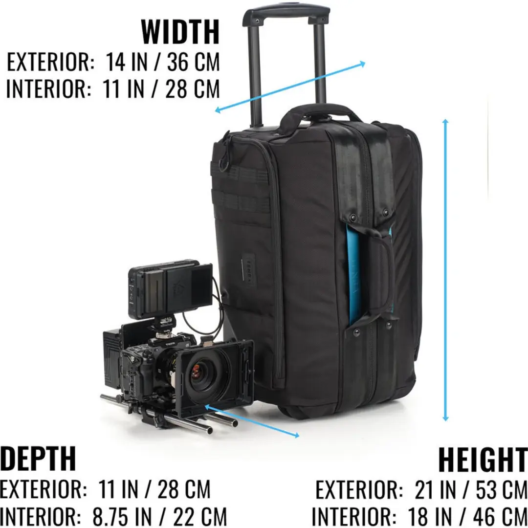 Tenba Cineluxe 21 V2 637-531 Trolley - Zwart - afbeelding 3 van 6
