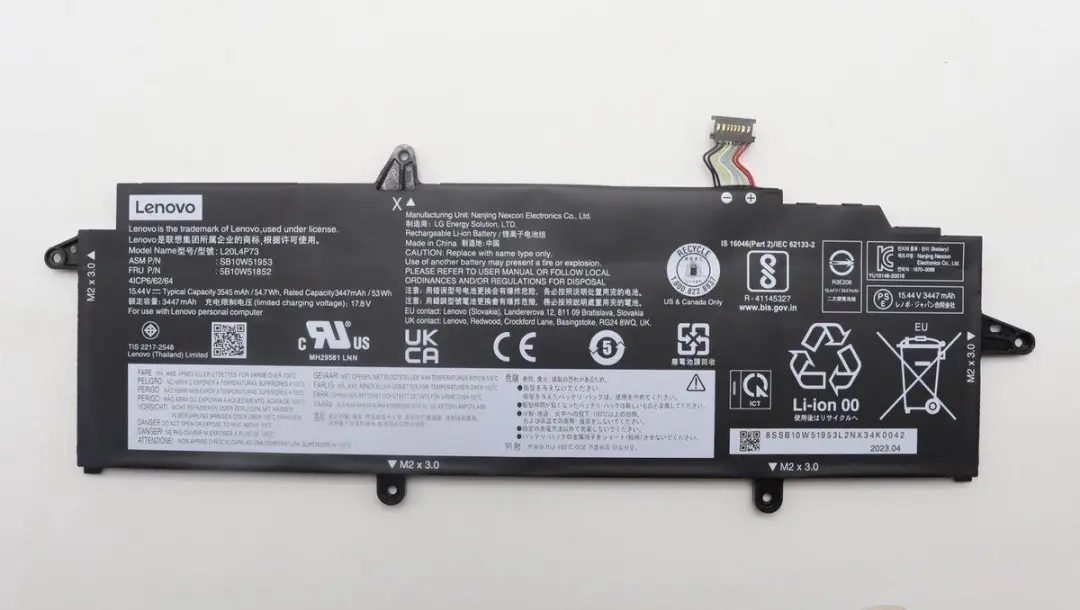 Lenovo 5B10W51852 Notebook Batterij 54.7Wh