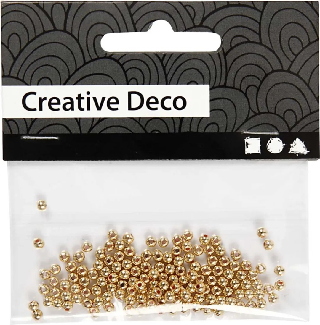 Creativ Company Wax Kralen 2,7mm Goud - 150 Stuks