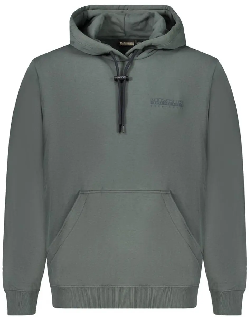 Napapijri Groene Katoenen Sweater Met Capuchon