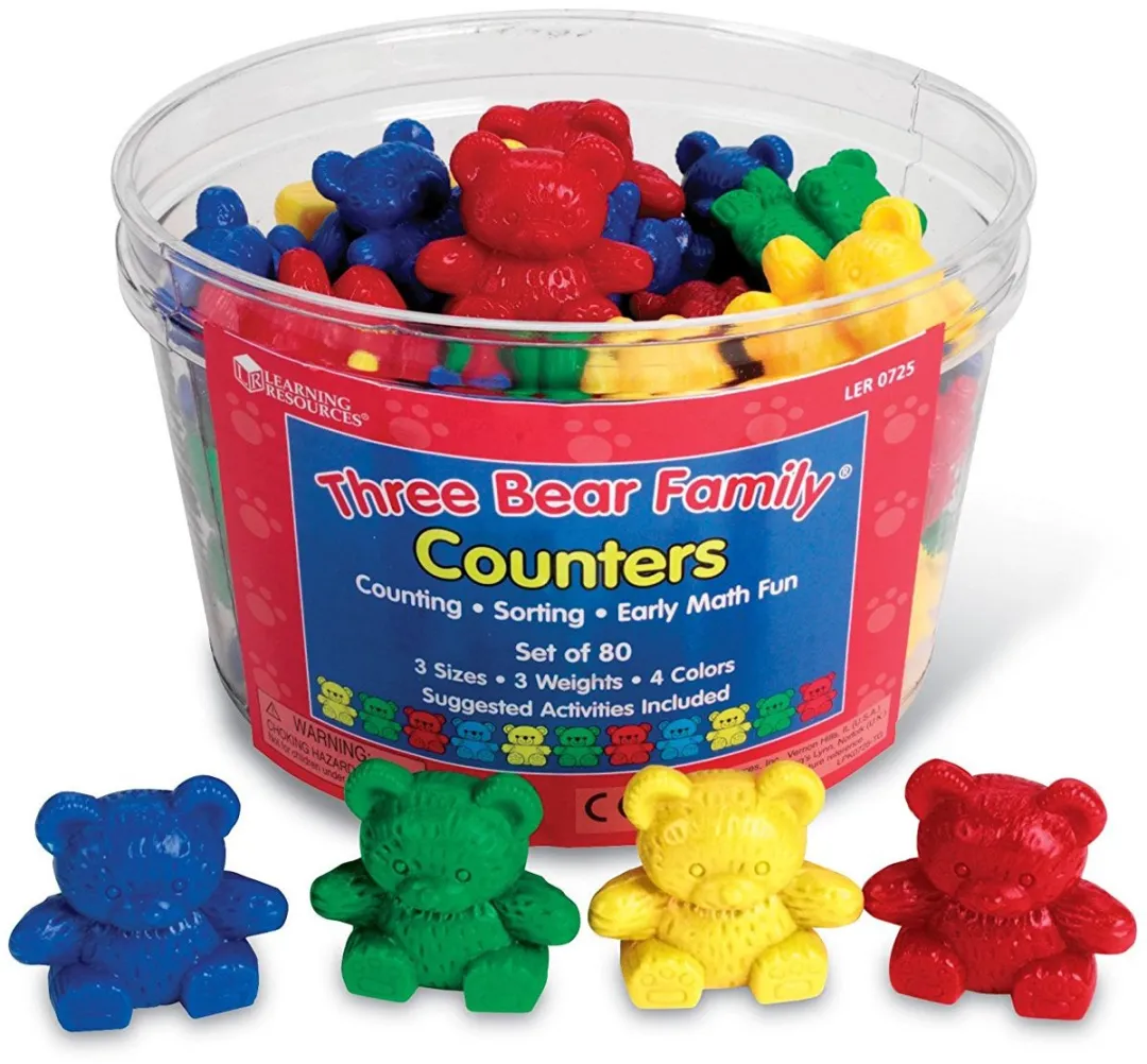 Learning Resources Three Bear Family Counters