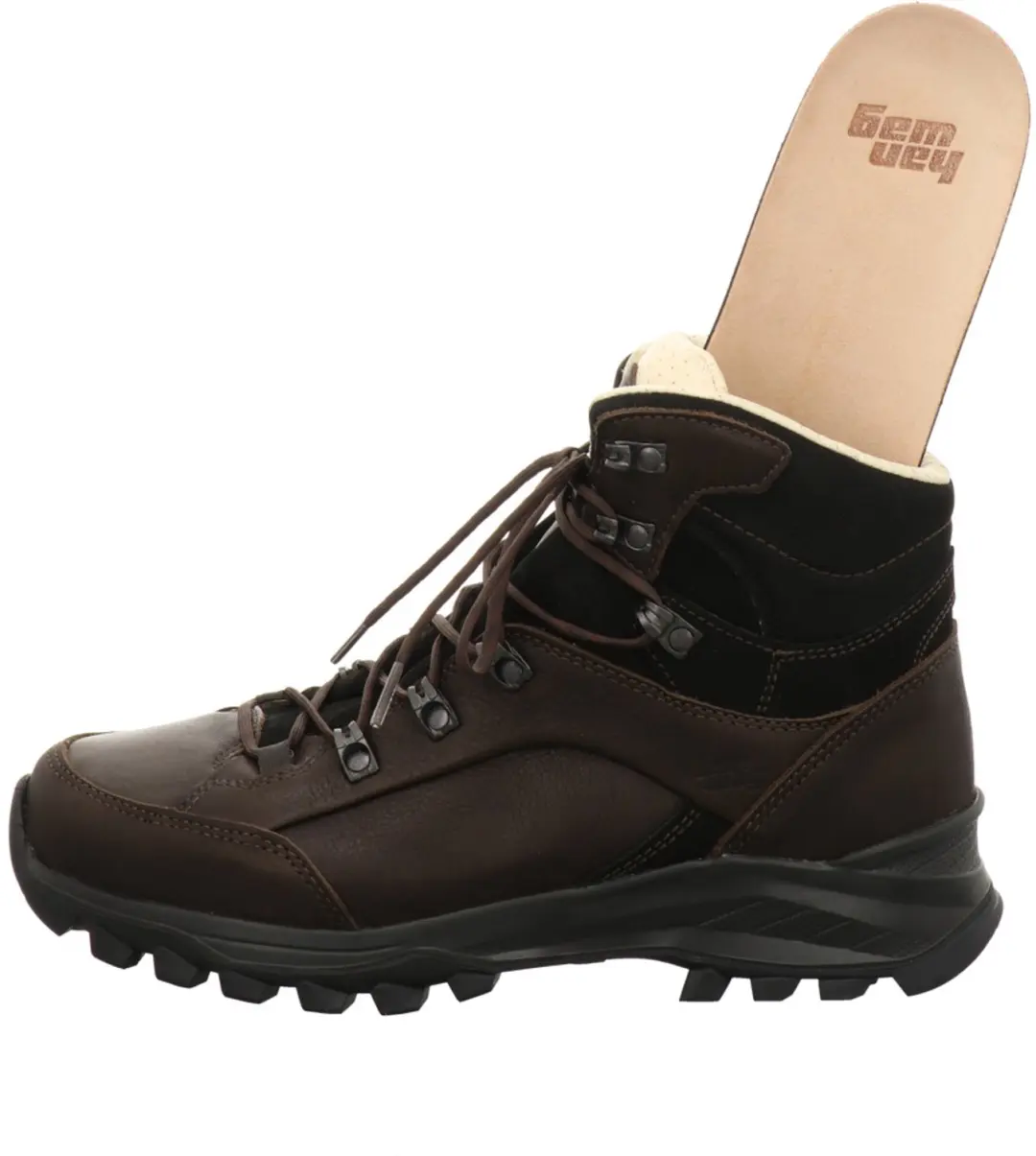 Hanwag Bangri Heren Hoge Wandelschoen - Chestnut/Black - afbeelding 4 van 6