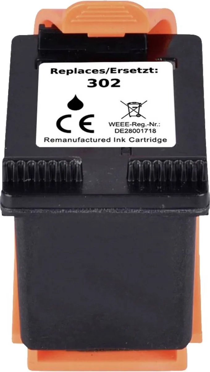 Renkforce Inktcartridge RF-5655886 - Zwart - Compatibel HP 302