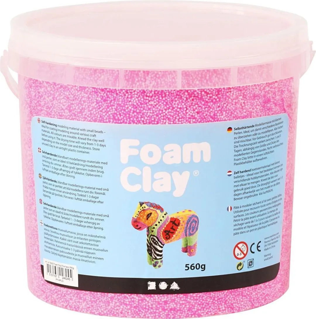 Foam Clay Neon Roze