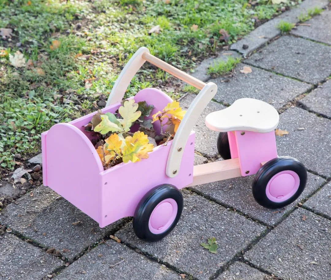 New Classic Toys® Houten Bakfiets - Roze
