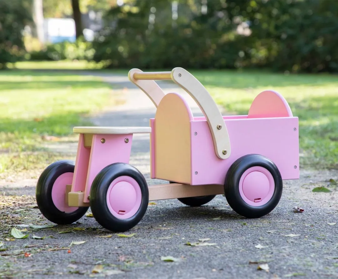New Classic Toys® Houten Bakfiets - Roze