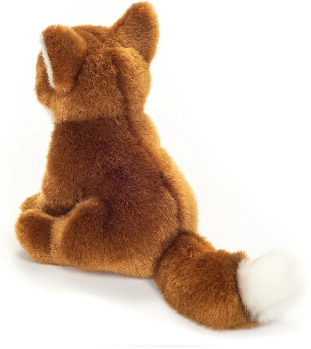 Hermann Teddy Knuffeldier Vos - zachte pluche stof - premium kwaliteit knuffel - rood - 20 cm - bosdier