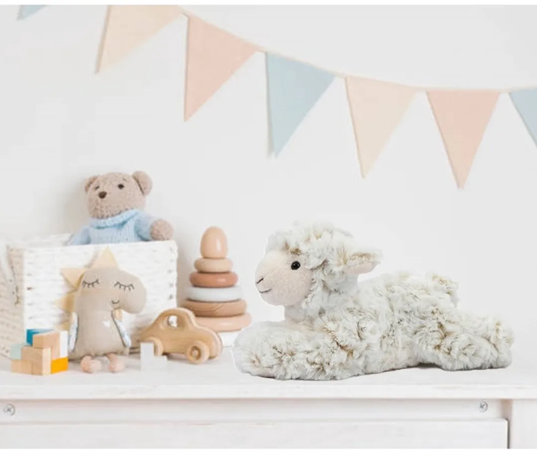 PIA Soft Toys Pluche Schaap Knuffel - 22cm Wit