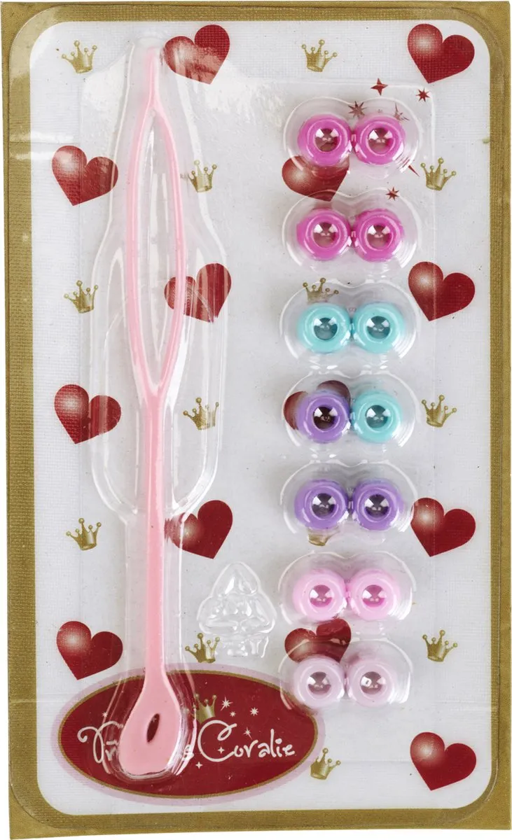 Klein Toys Princess Coralie "Mia" Make-up Kappershoofd - 41 Stuks - Multicolor - afbeelding 6 van 6