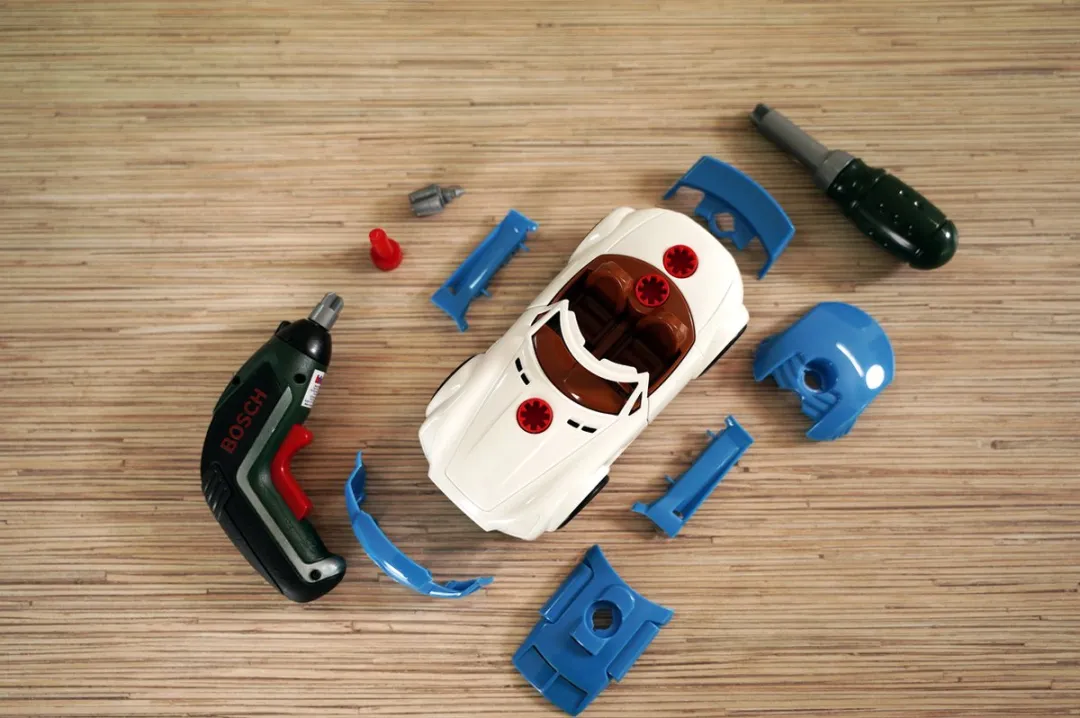 Klein Toys Bosch Mini Autotuningset 15-delig - Multicolor
