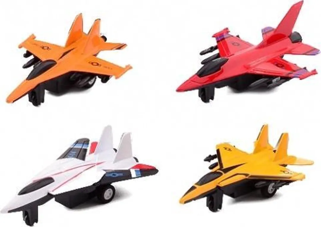 Johntoy Straaljagers Action Fighters 4-pack - Multicolor - afbeelding 6 van 6