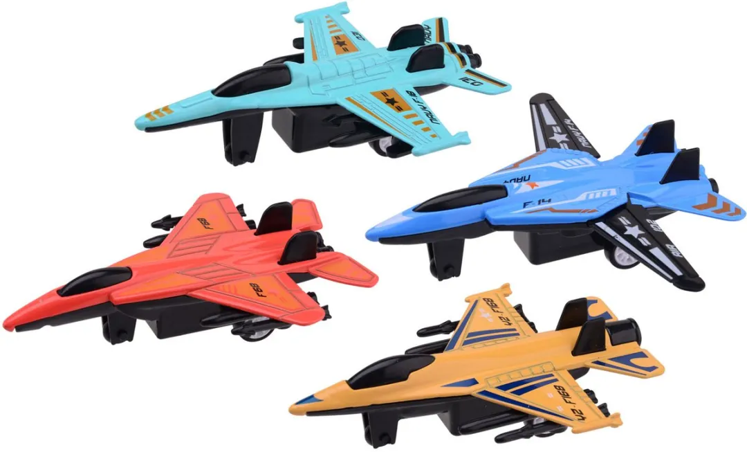 Johntoy Straaljagers Action Fighters 4-pack