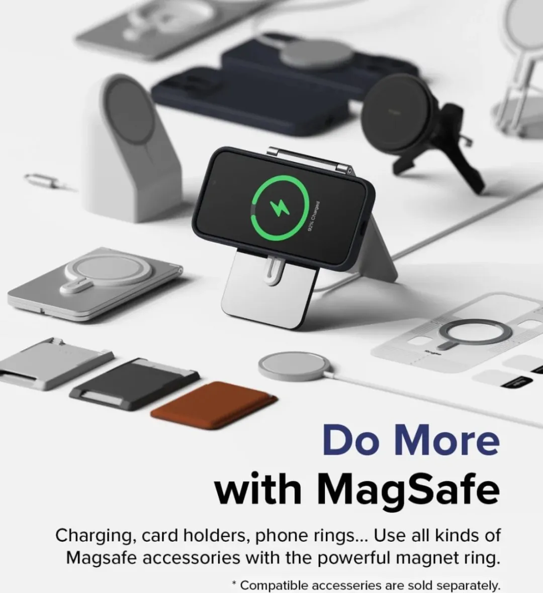 Ringke Siliconen Hoesje iPhone 15 Pro Max - MagSafe - Blauw
