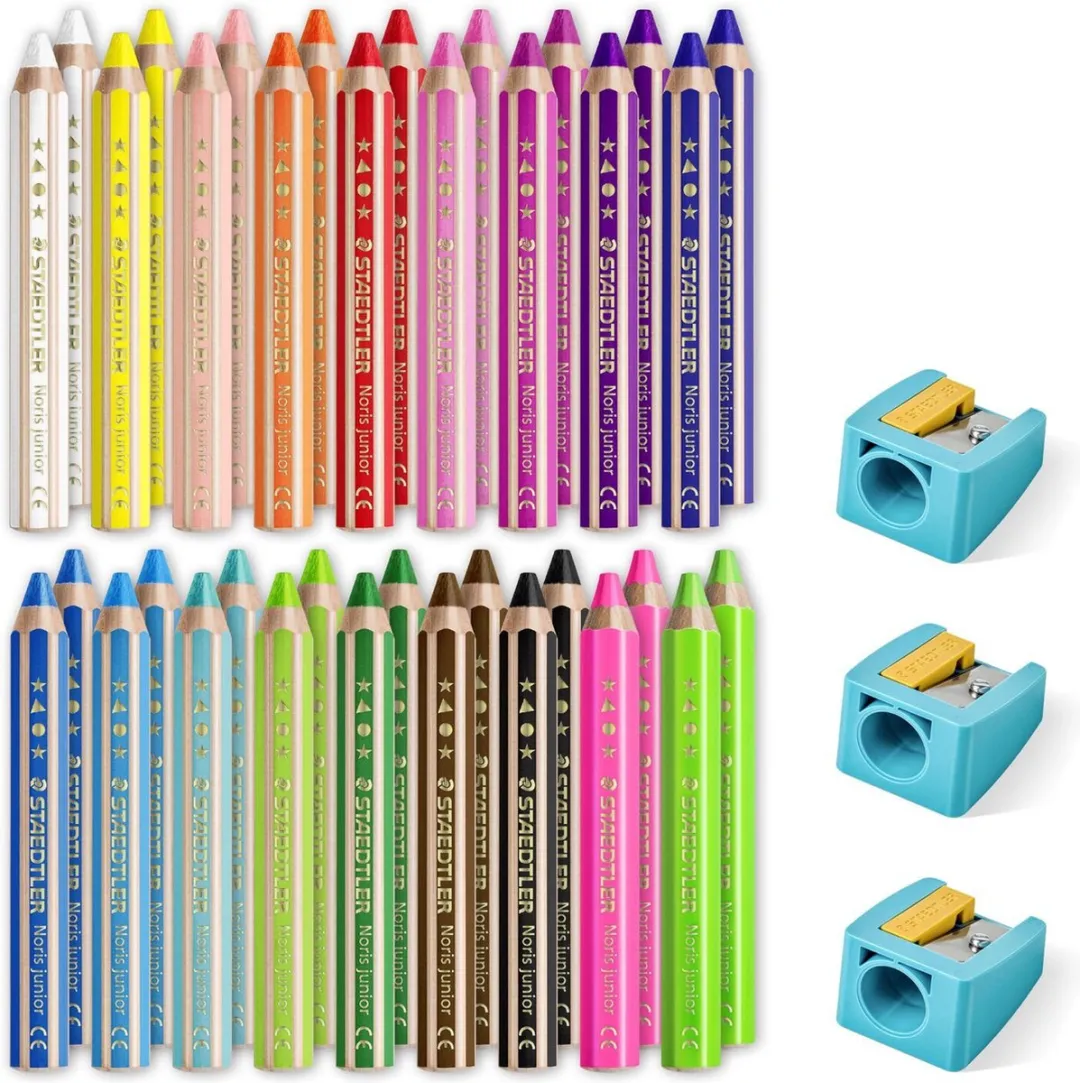 STAEDTLER Noris Junior 3-in-1 Kleurpotlood - 36 Stuks - Multi