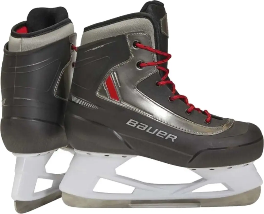 Bauer Expedition IJshockeyschaats Senior - Zwart/Zilver/Rood - afbeelding 2 van 6