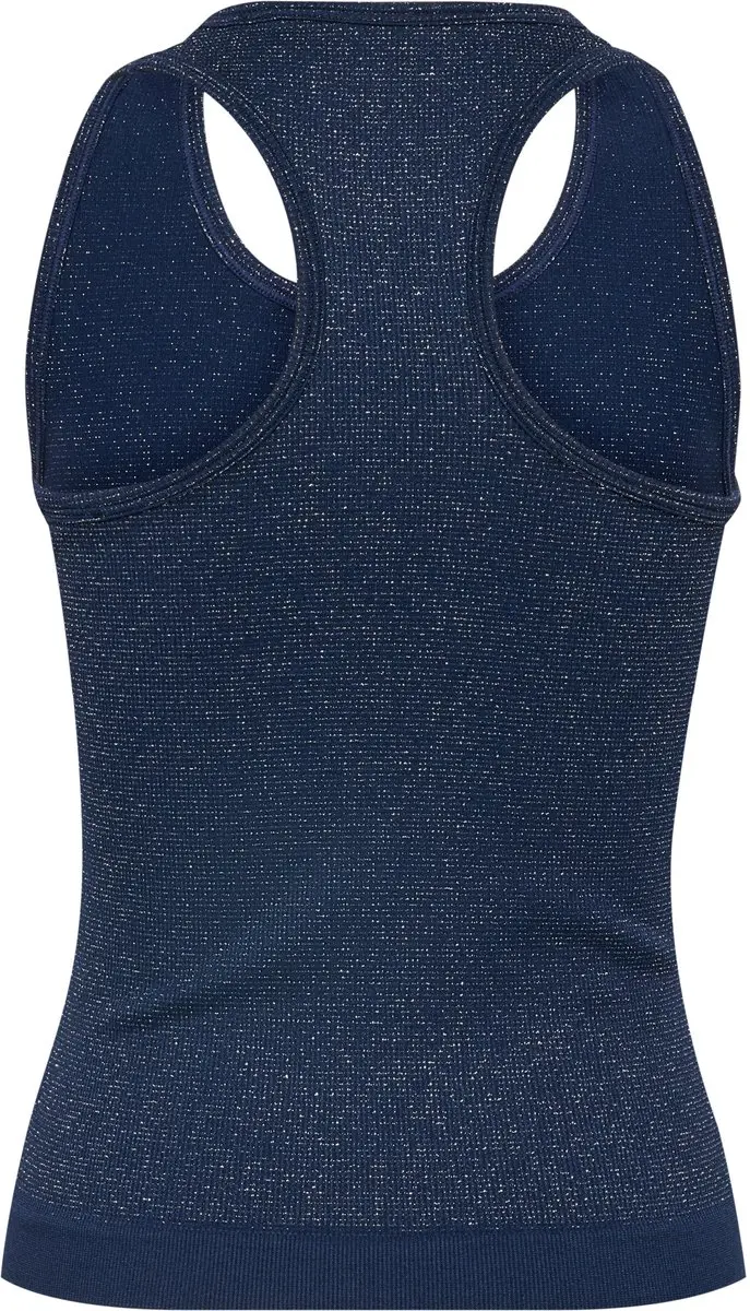 hummel Seamless Glitter - Dress Blues - 134 - afbeelding 2 van 6