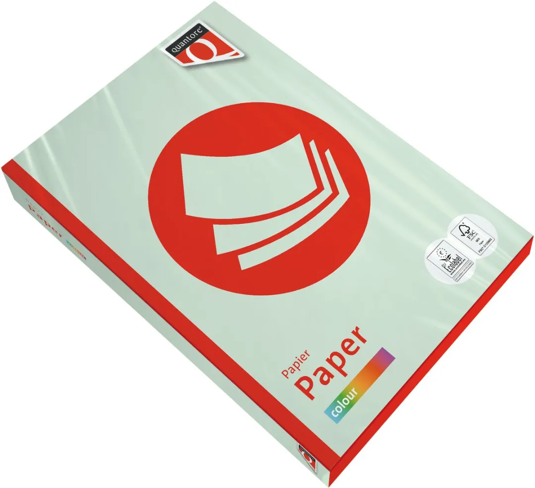 Quantore Gekleurd Papier A4 80gr Lichtgroen