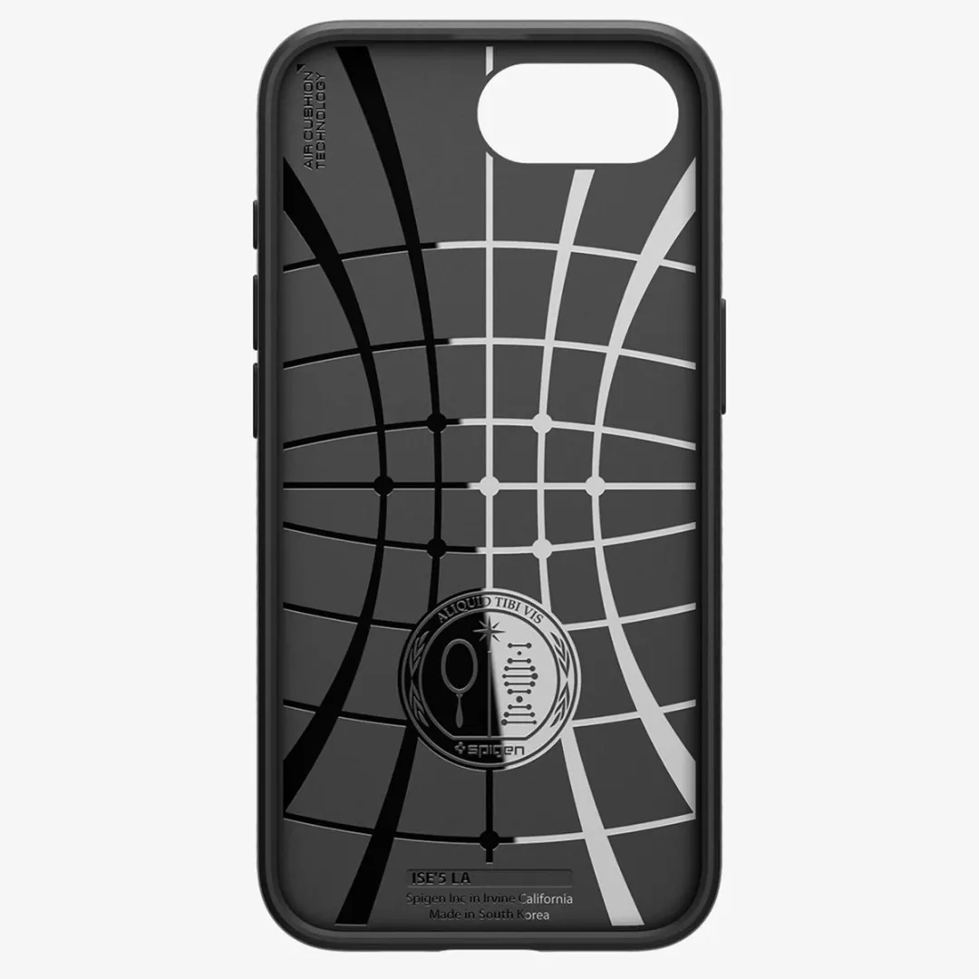 Spigen ACS09161 Backcover iPhone 16 - Matte Black - afbeelding 6 van 6
