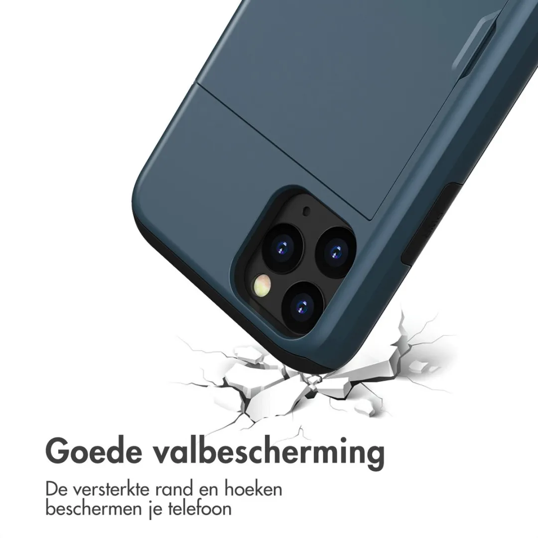 Imoshion Hoesje iPhone 11 Pro - Donkerblauw - 2 Pasjes