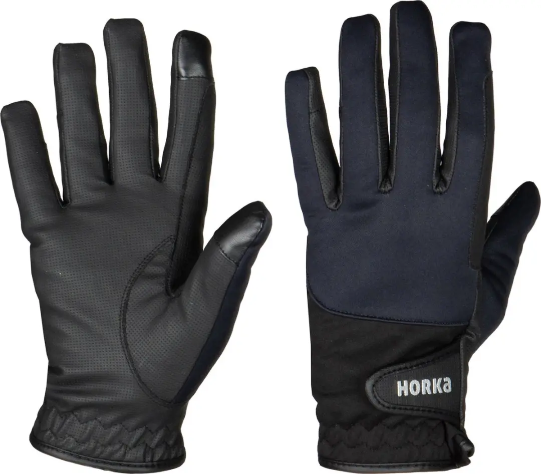 Horka - Outdoor Handschoenen - Blauw / Zwart - 8 jaar