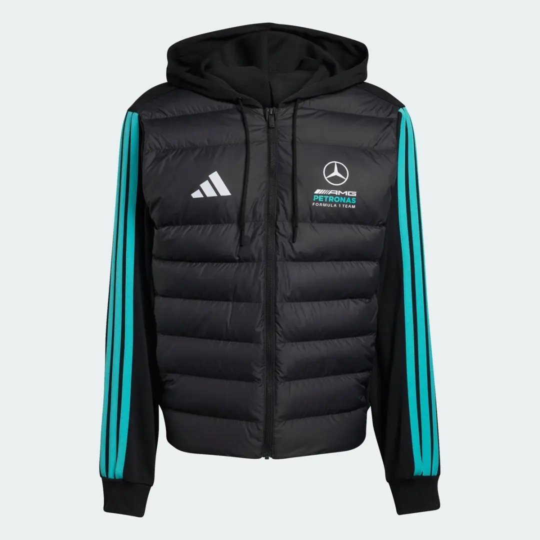 adidas Mercedes-AMG Petronas F1 Pufferjack - Heren - Zwart - afbeelding 3 van 6