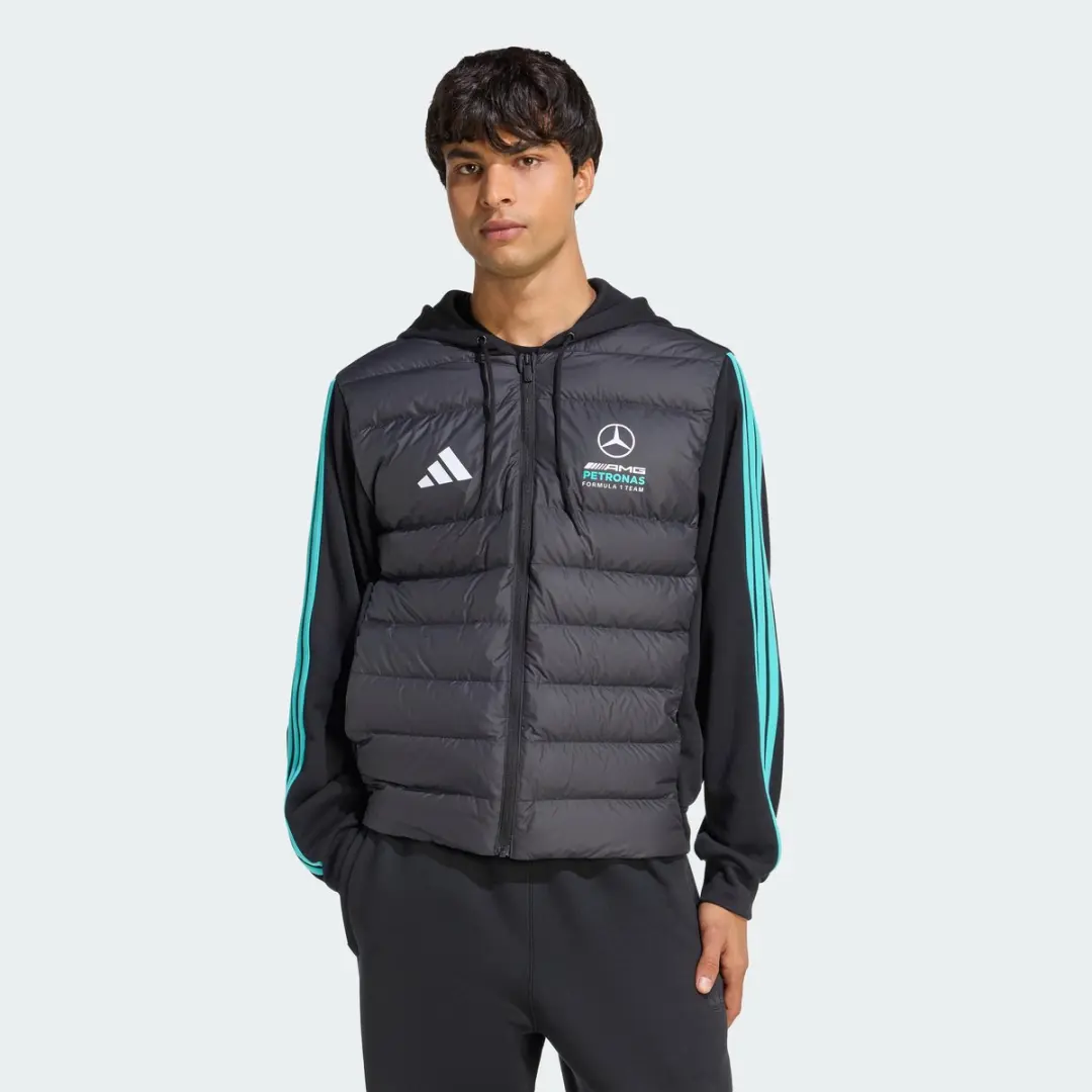 adidas Mercedes-AMG Petronas F1 Pufferjack - Heren - Zwart - afbeelding 4 van 6