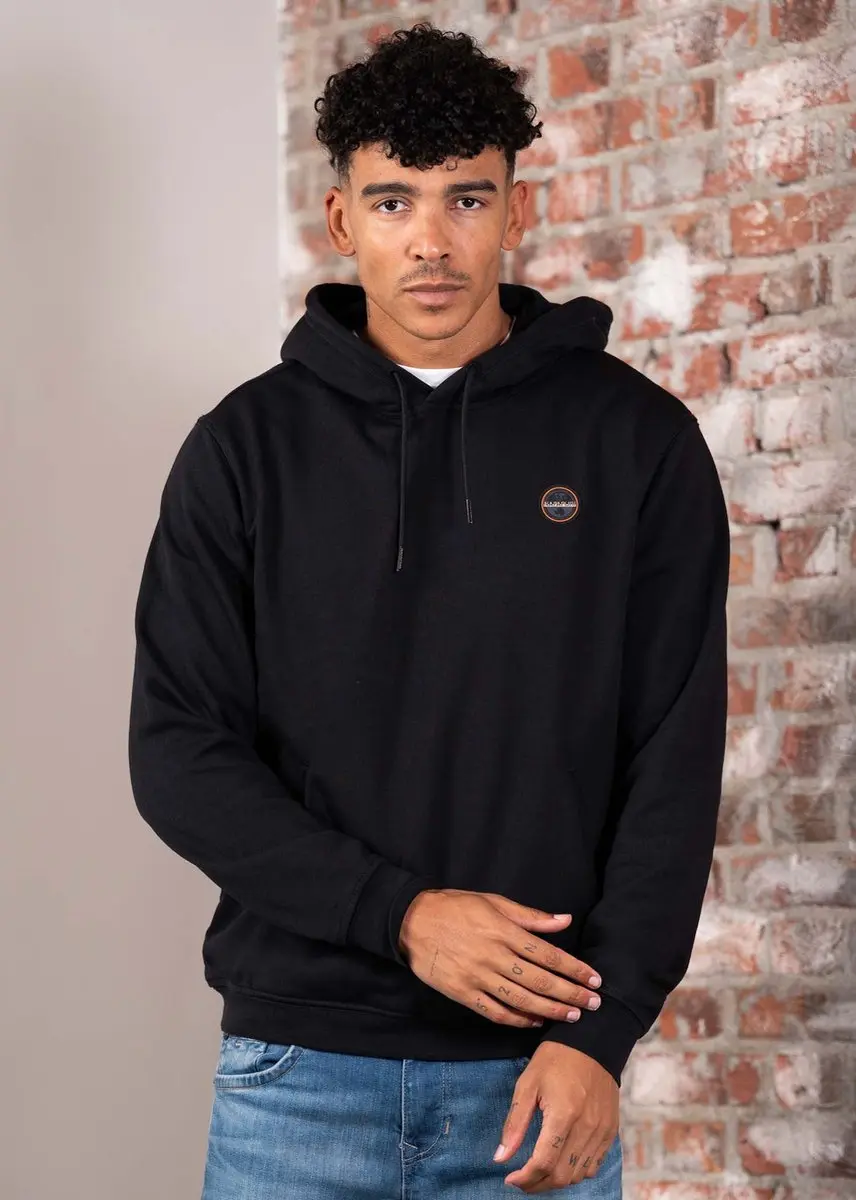 Napapijri B-Badge Hoodie - Zwart - L - afbeelding 6 van 6