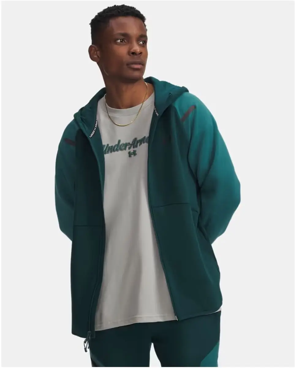 Under Armour Unstoppable Fleece Full-Zip Hoodie Heren - L - afbeelding 4 van 6
