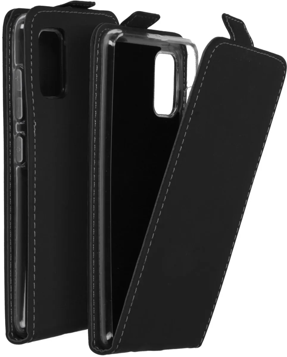 Accezz Hoesje Samsung Galaxy A41 Flipcase - Zwart