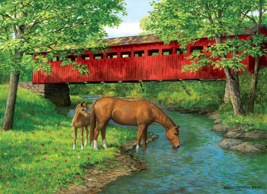 Eurographics Sweet Water Bridge Legpuzzel 1000 Stuks - Meerkleurig
