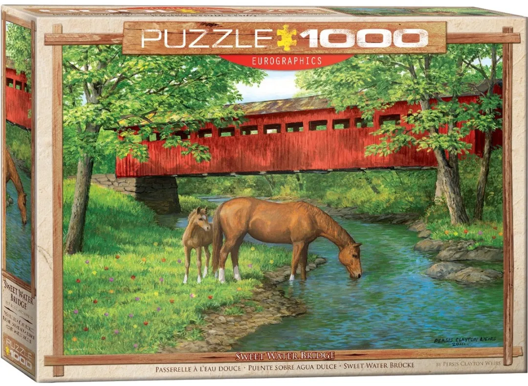 Eurographics Sweet Water Bridge Legpuzzel 1000 Stuks