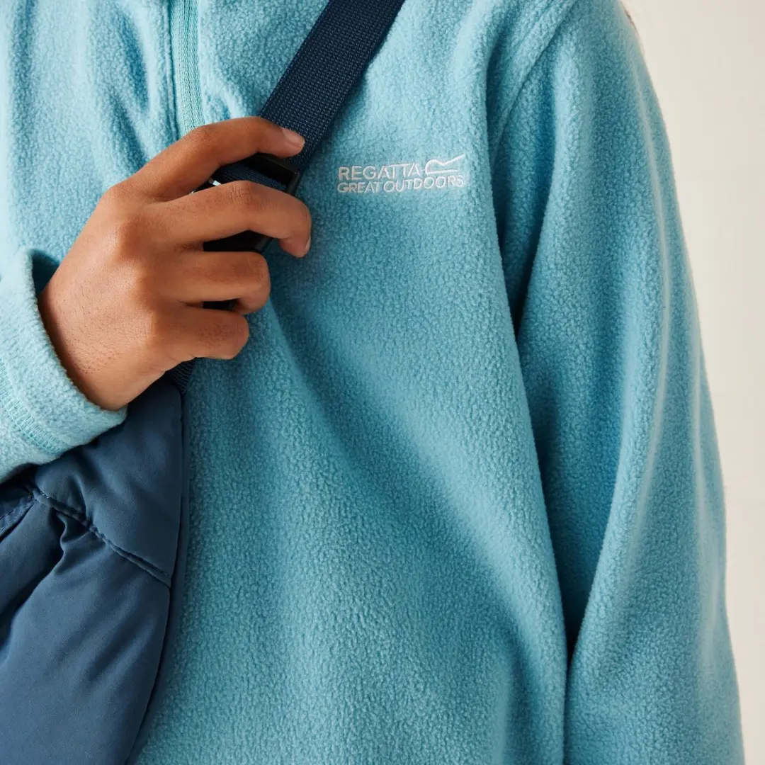 Regatta Hot Shot II Kinder Fleece Half-zip - Blauw - afbeelding 6 van 6