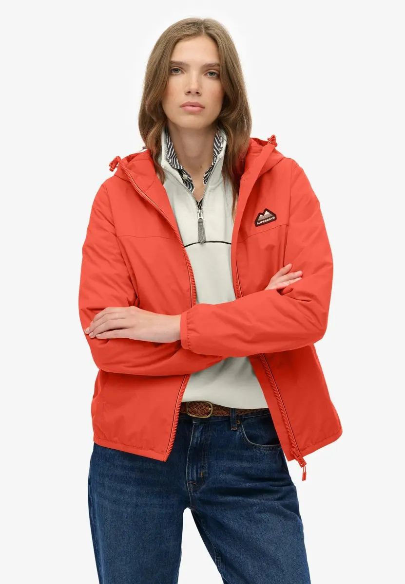 Superdry Essential Tri Windbreaker Windjack - Hot Coral - afbeelding 6 van 6