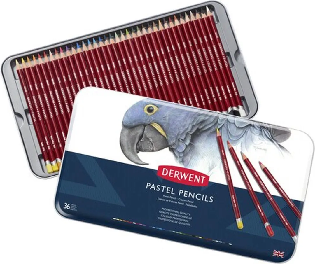 Derwent Pastel Potloden 36 Stuks - 4mm - Multi