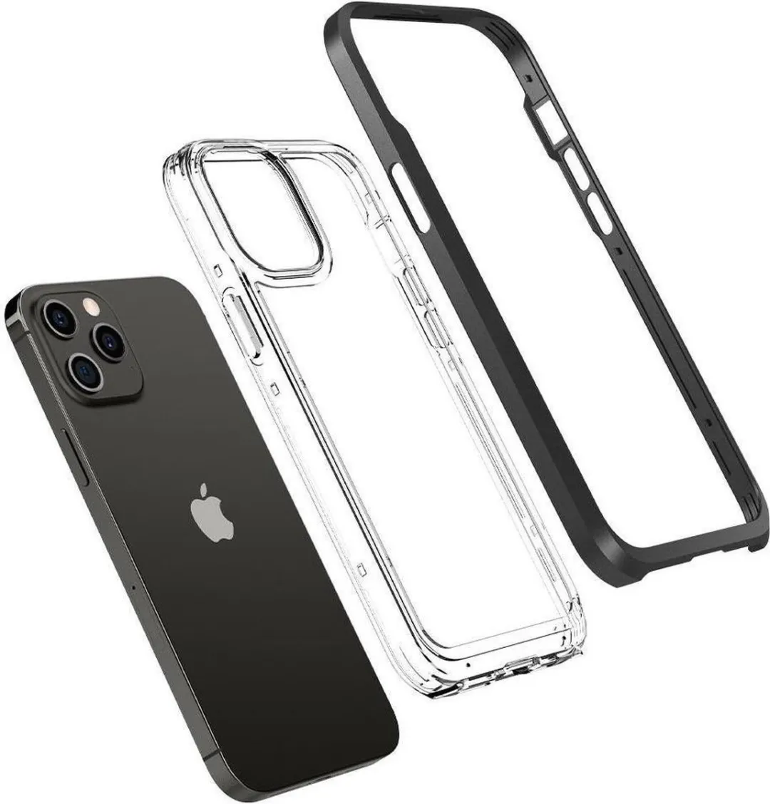 Spigen Neo Hybrid ACS01622 iPhone 12 Pro Max Hoesje - Zwart